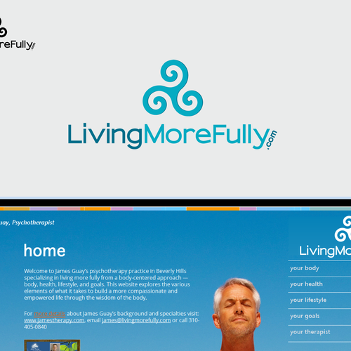 Create the next logo for LivingMoreFully.com Réalisé par adhocdaily