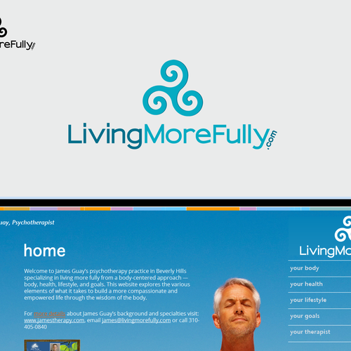 Create the next logo for LivingMoreFully.com Design by adhocdaily