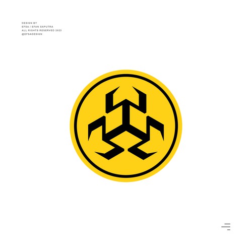 AI Warning/Hazard Symbol Design by Efsa