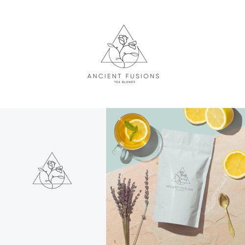 A modern tea brand inspired by tradition, looking for its logo. Design by m å x