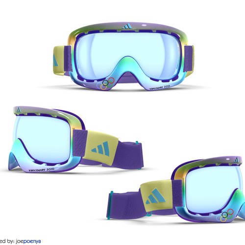 Design adidas goggles for Winter Olympics Design by joepoenya