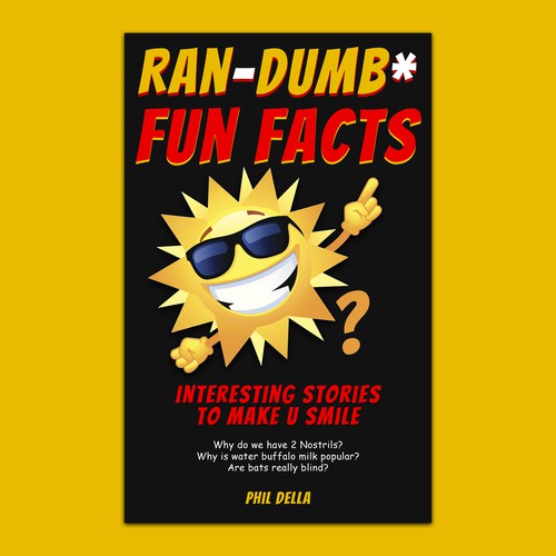 Ran-Dumb Fun Facts Book Cover Design by AKROY