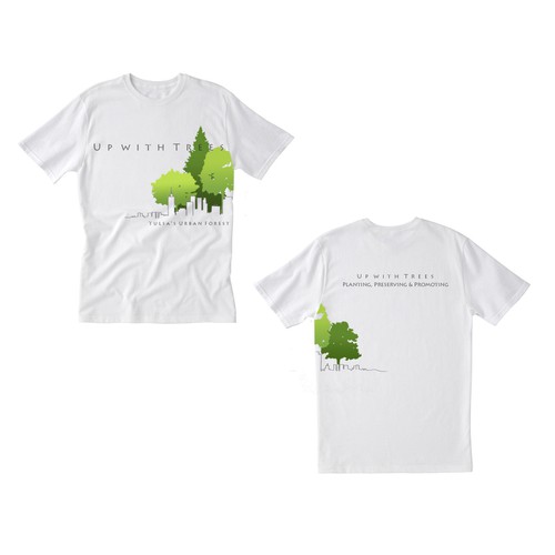 Create Trendy T-shirt Design for Urban Forestry Non-profit! Design by melissavest