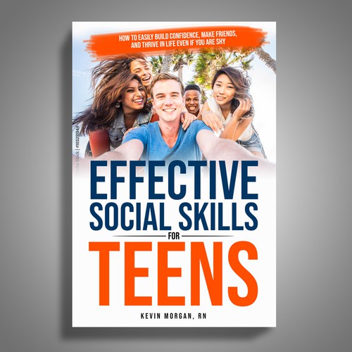 beach scene for a book cover appealing to teens Design by Mr.TK