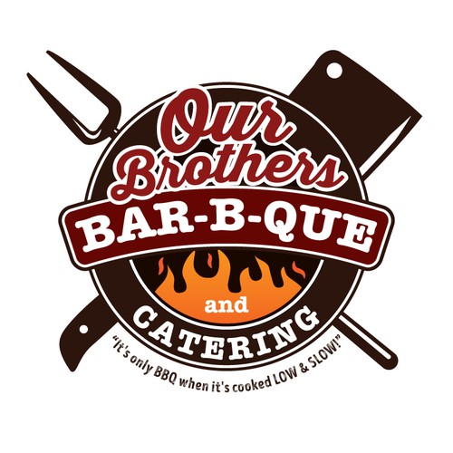 2 Brothers BAR-B-QUE and CATERING | Logo design contest