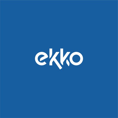 SIMPLE LOGO - ekko Letters then dm after Design by Ride_1