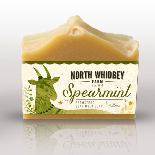 Create a striking soap label for our natural soap company with more work in the future Réalisé par BrSav