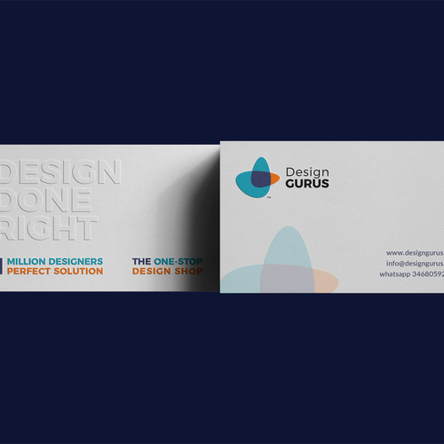 Business Card for DesignGurus.com Design réalisé par IK_Designs