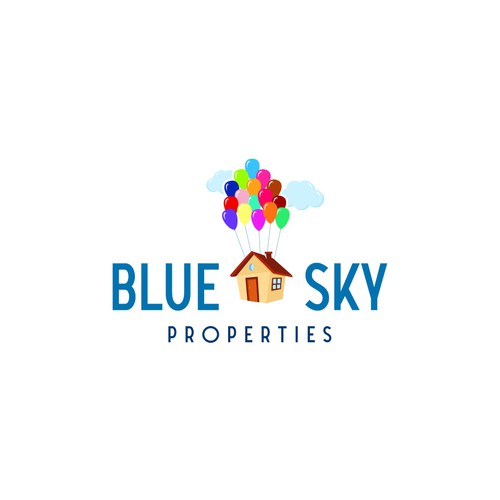 Create a Logo! Blue Sky Properties Design by Drawdesigner