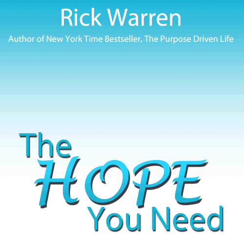 DannahPさんのDesign Rick Warren's New Book Coverデザイン