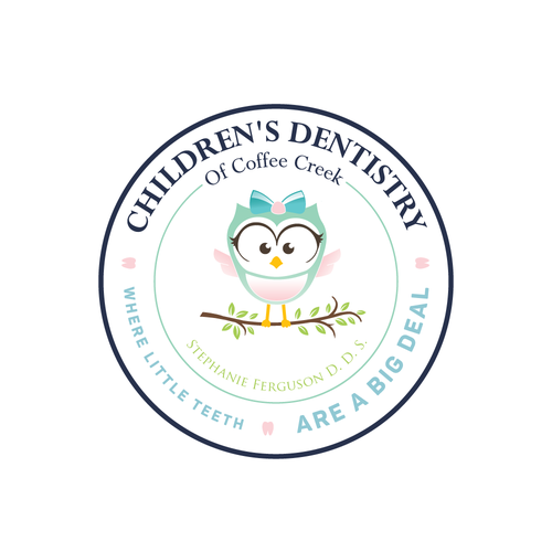 Pediatric Dental office needing a fun, playful, yet sophisticated logo design Design by aqiio.dsgn