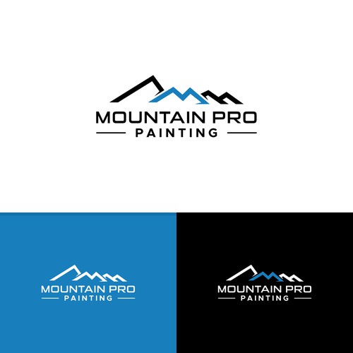 High-end, tech-focused Colorado painting company brand package Design by ontronusart