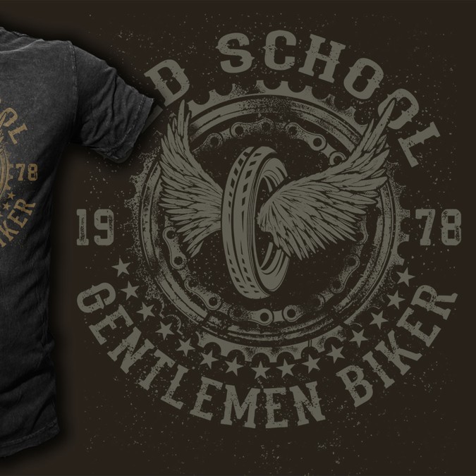 T-Shirt Divertente Mai Sottovalutare Un Vecchio Con Una Moto - Foto 9