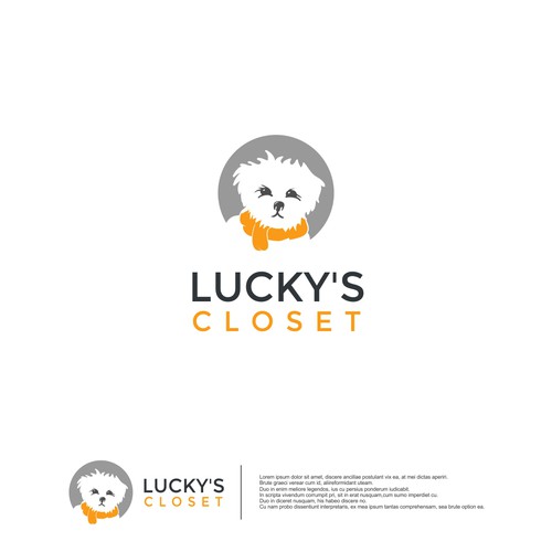 Design a trendy logo attracting both dog and fashion lovers. Design by R O B