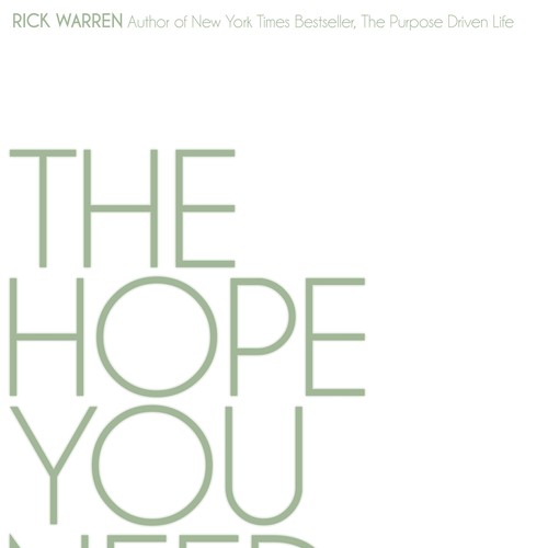 Design Rick Warren's New Book Cover Design por wes siegrist