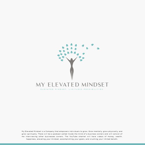 Design a powerful logo that will be seen globally by those who want to elevate their mindset! Design by Walter Moreira
