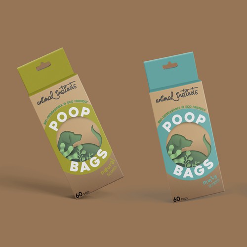 Contemporary Eco Poop Bags that stand out from the crowd Design by arora.gram