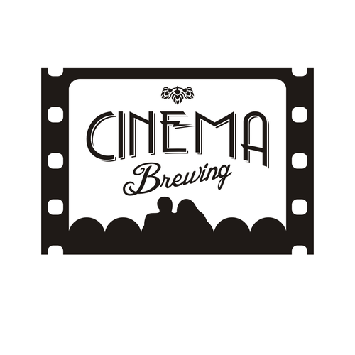 Create a logo for a brewery in a movie theater. Diseño de miskoS