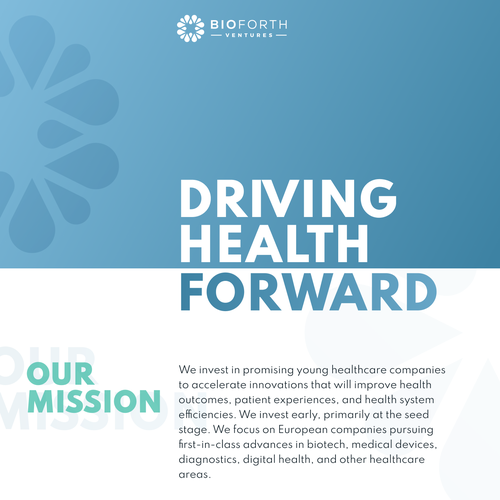 Landing page contest for a life sciences fund