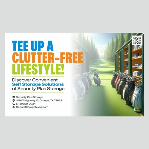 Eye-catching Illustration for Self Storage Ad in Golf Scorecard Design by Faisal Zulmi™