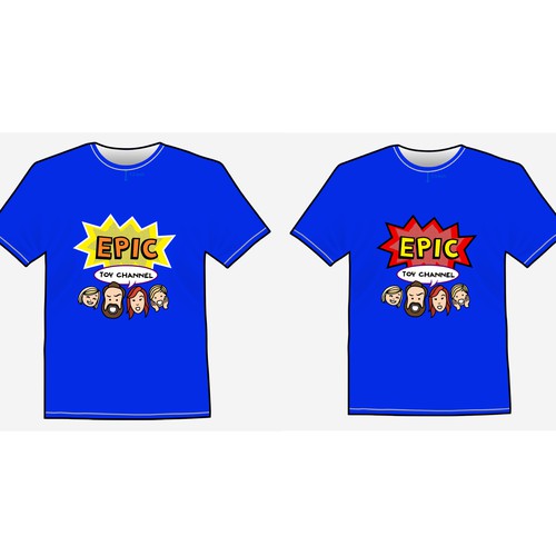 Design by Soniaydesigns titled "Popular YouTube Channel Needs A T-Shirt Design"