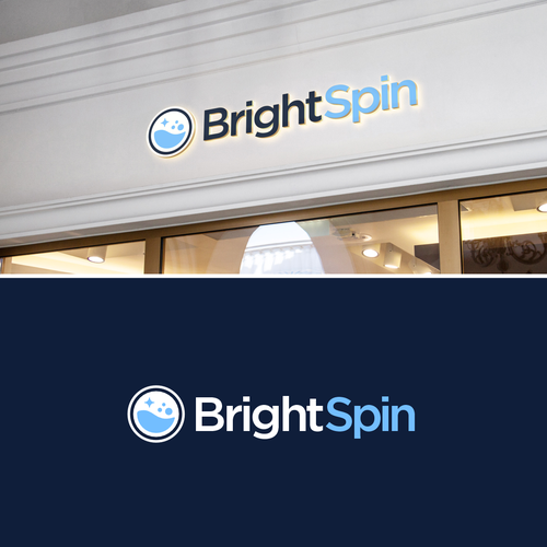"Design a Modern, Scalable Logo for BrightSpin Laundry – Growing Multi-Location Brand" winning 