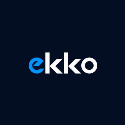 SIMPLE LOGO - ekko Letters then dm after Design by satunusa.