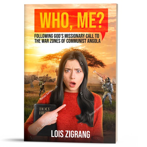 Create an Awesome Nonfiction Book Cover about a Missionary in War-Torn South Africa Design by EPH Design