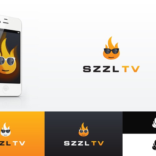 A logo for video streaming service that really sizzles. Design by k021