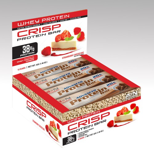 Design a Display Box that holds 12 Protein Bars Design by GFX™