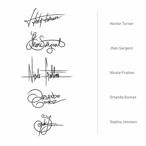 Handwritten Signature Ideas For My Name