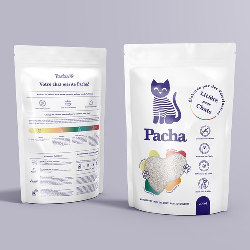 Cat Litter startup Minimalistic packaging - Contest Design by Inmyde