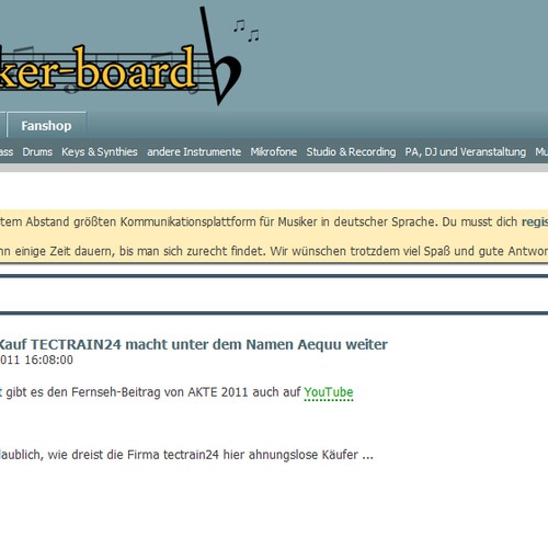 Logo Design for Musiker Board Design by rockinmunky