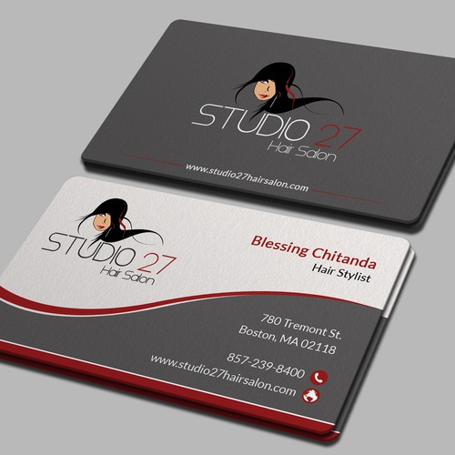 Create A Business Card For An Expanding Trendy Full Service Hair