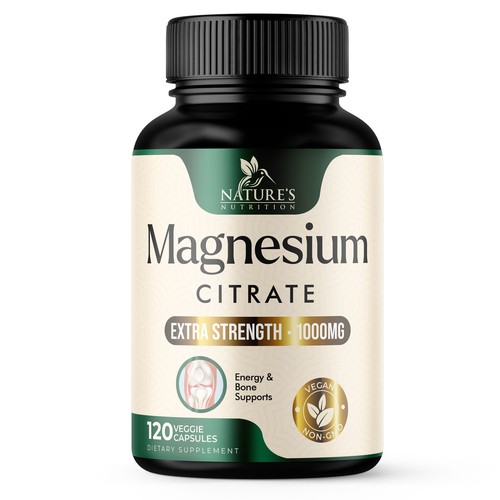 Premium Magnesium Citrate Design needed for Nature's Nutrition Design by UnderTheSea™