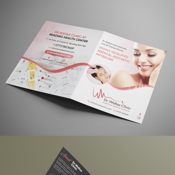 FLYER FOR A LEADING MEDICAL AESTHETIC CLINIC IN READIN