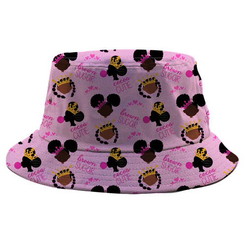Bucket Hat Designs for Girls (black culture theme) Design by ash00 Designs
