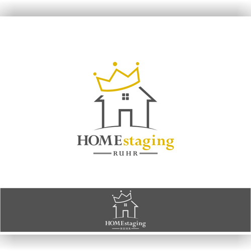 "logo für HOMEstaging-RUHR" winning Logo design by Qiana Studio™