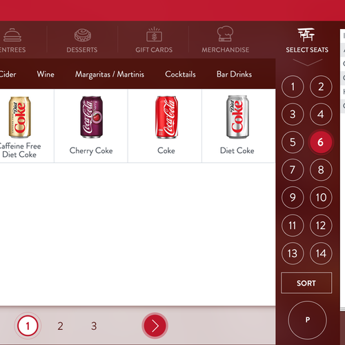 Redesigning a new user interface for a restaurant point-of-sale system Design by MaisonHueco™