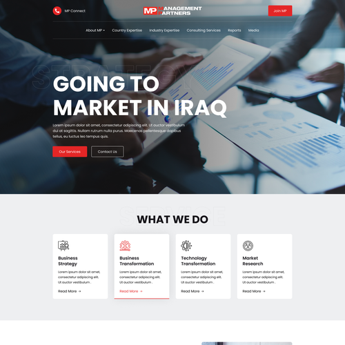 Designs | MP Website Redesign | Web page design contest