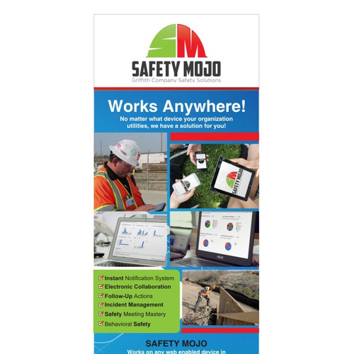 Vertical Banners for Exposition Booth Design by e^design