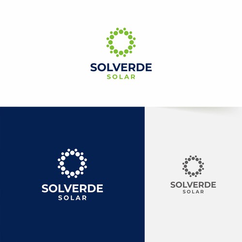 Clean logo for solar company Design by mbois media