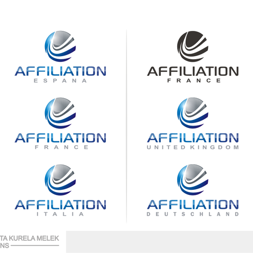Create the next logo for Affiliation France Diseño de stereosoul