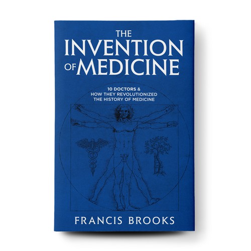 Creative book cover making the history of medicine fun, light-hearted and modern Design by U.T