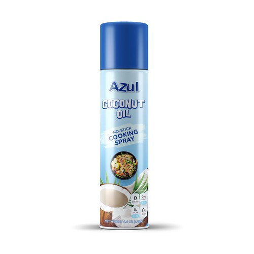 Create Product Extension for Azul Coconut Product - Azul Coconut Oil Spray Design by TUNSAY