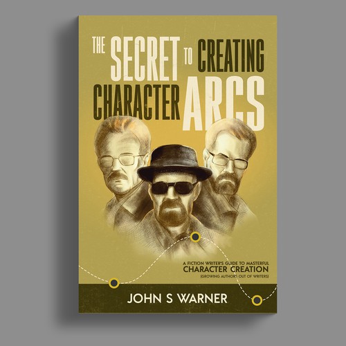 Design a Book cover about creating memorable fictional characters Design von 3dicon