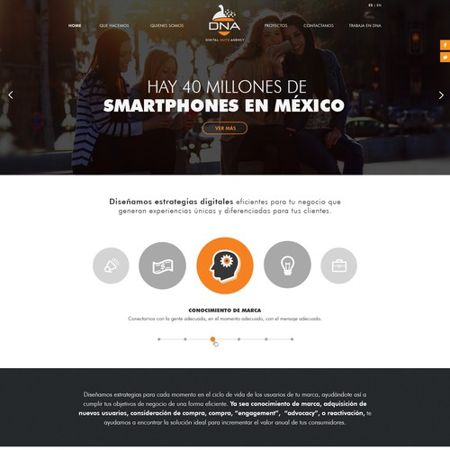 Web page design contest entry by Jaime OC