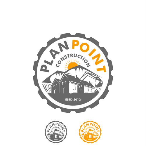 PlanPoint Construction Logo Needs A Remodel Design by sabarsubur