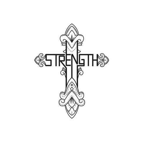 Tattoo design for cross Design by Pixel Darmadi