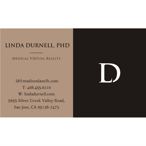 business card for phd